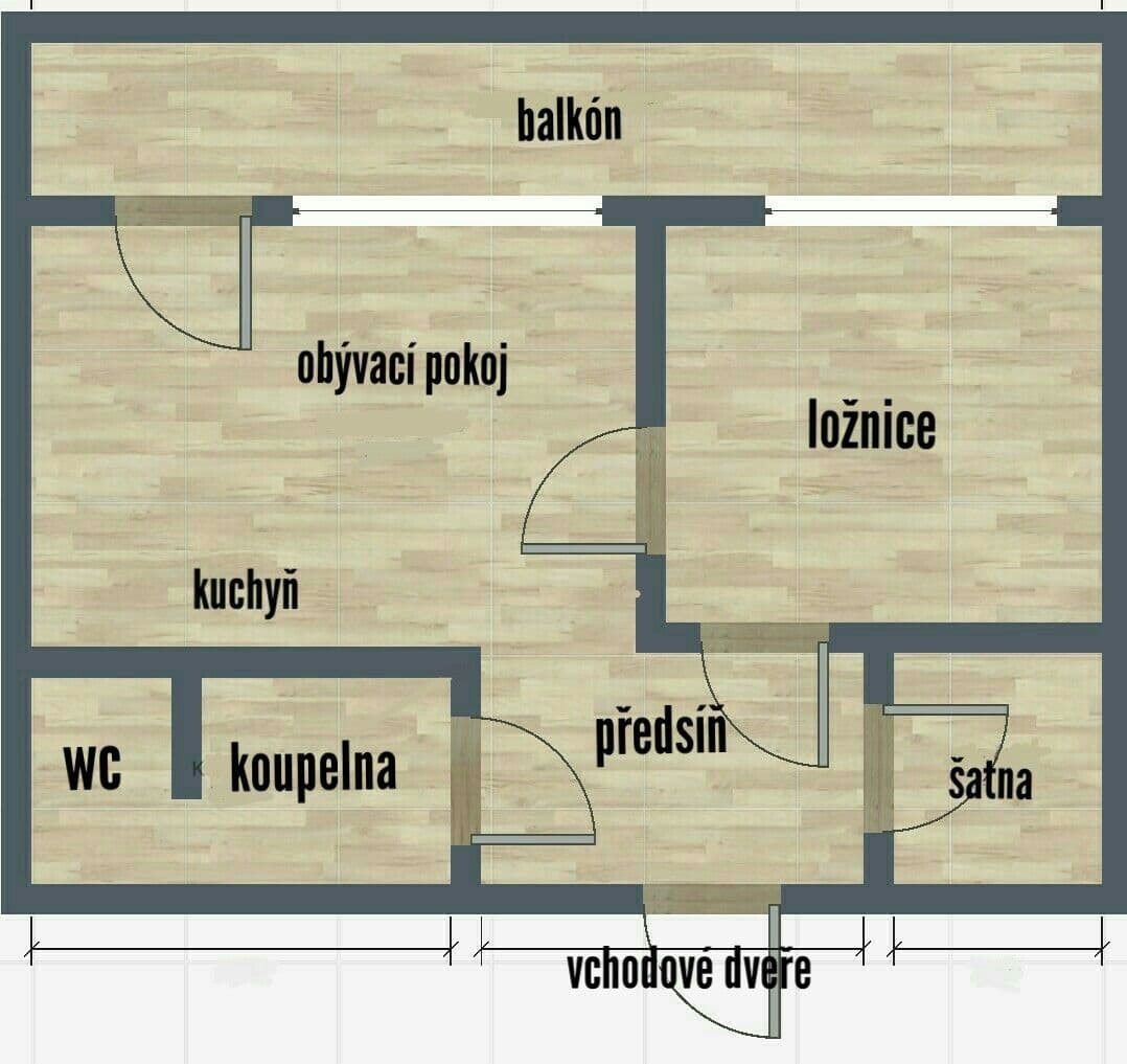 1 bedroom with open-plan kitchen flat for sale, 35 m², Revoluční, Litoměřice, Ústecký Region 1 bedroom with open-plan kitchen flat for sale, 35 m², Revoluční, Litoměřice, Ústecký Region