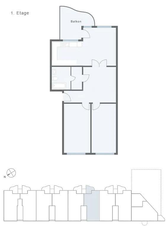 3 bedroom flat for sale, 84 m², Am Speicher, 5, Berlin, Berlin 3 bedroom flat for sale, 84 m², Am Speicher, 5, Berlin, Berlin