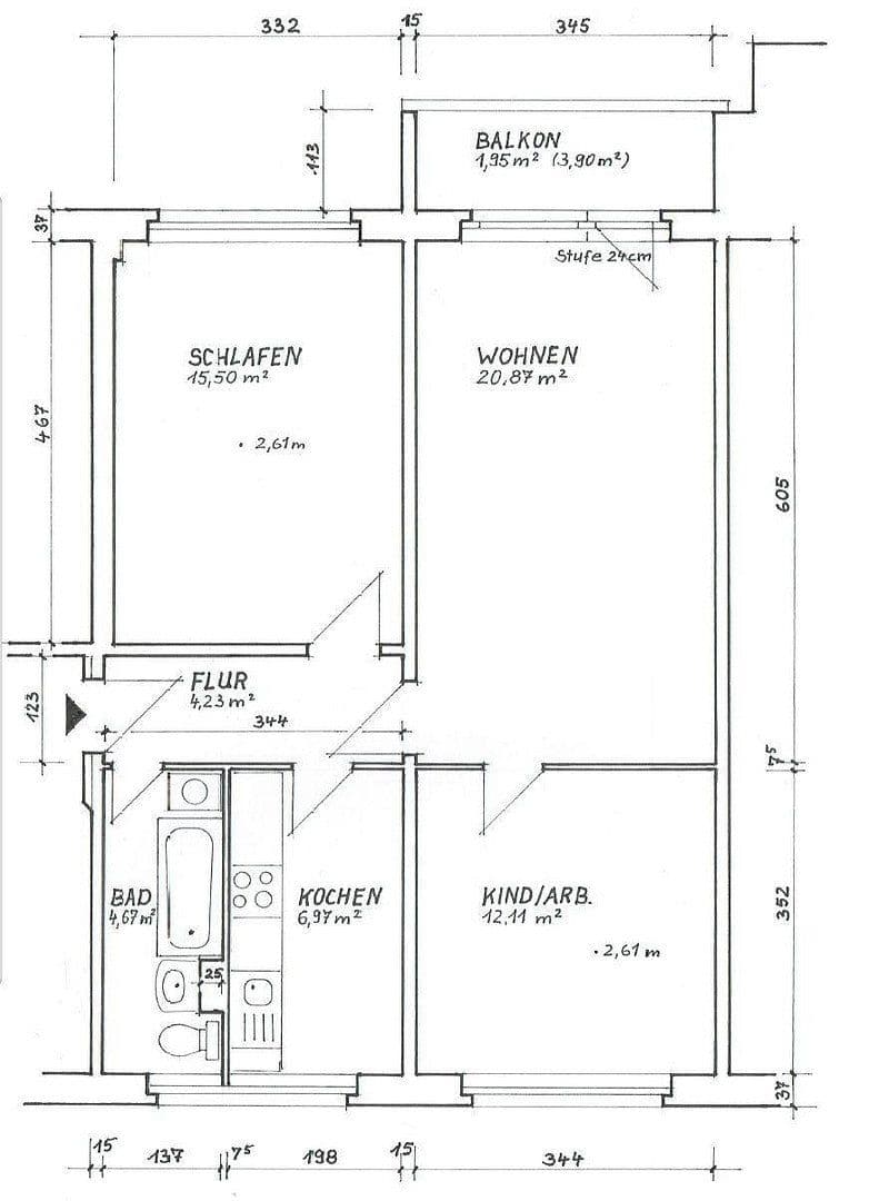 3 bedroom flat to rent, 66 m², Lippeweg 7, Merseburg, Saxony-Anhalt 3 bedroom flat to rent, 66 m², Lippeweg 7, Merseburg, Saxony-Anhalt