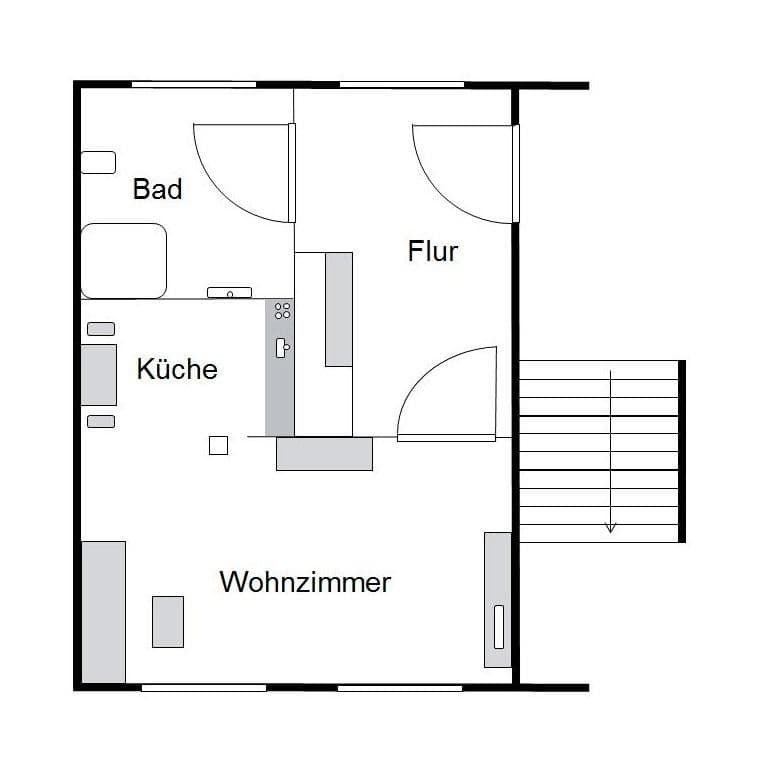 1 bedroom flat to rent, 42 m², Magdeburg, Saxony-Anhalt 1 bedroom flat to rent, 42 m², Magdeburg, Saxony-Anhalt
