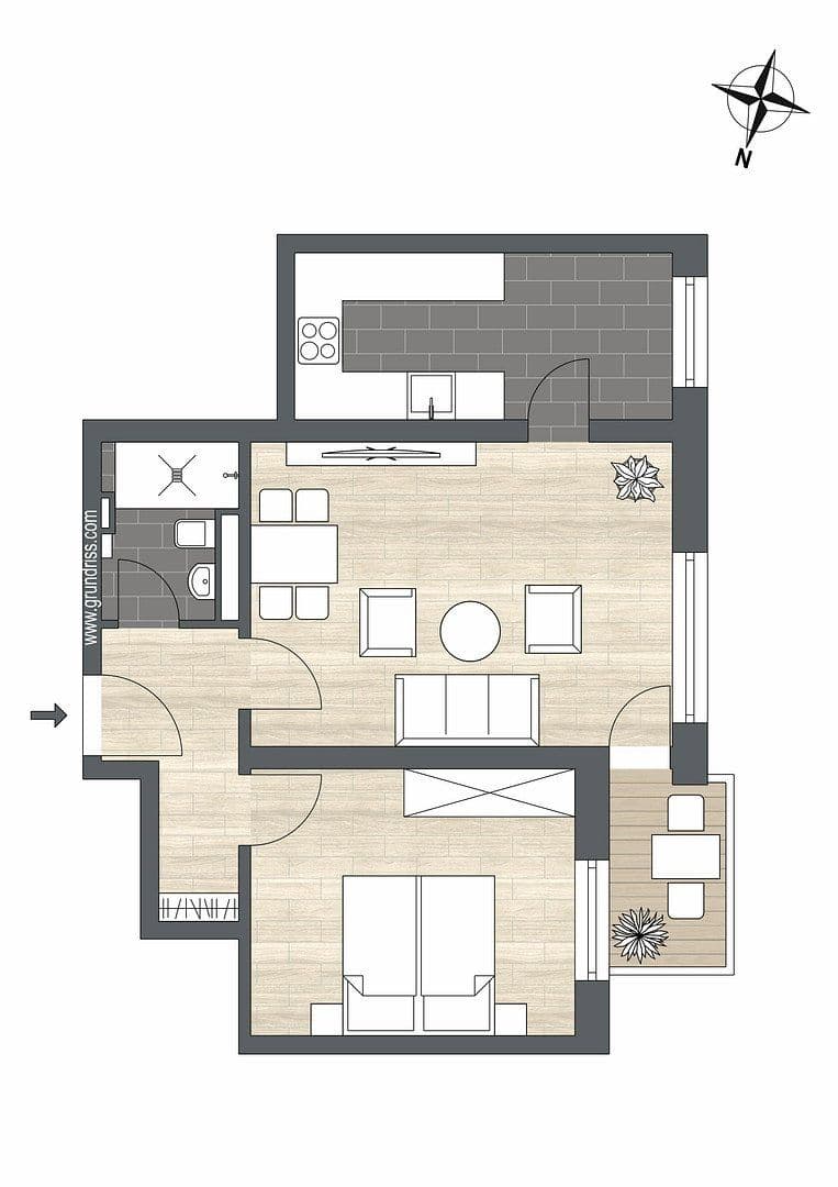 2 bedroom flat to rent, 56 m², Denninger Str. 218, München, Bavaria 2 bedroom flat to rent, 56 m², Denninger Str. 218, München, Bavaria