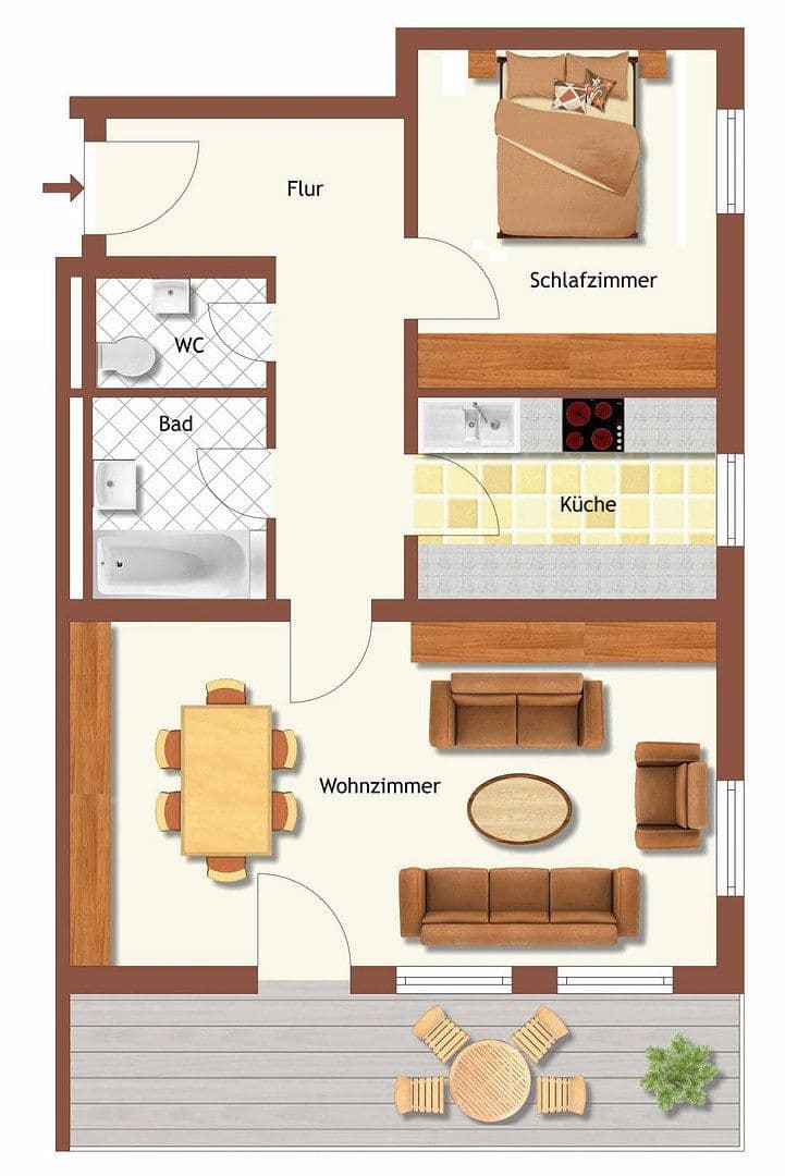 2 bedroom flat for sale, 67 m², Bad Wörishofen, Bavaria 2 bedroom flat for sale, 67 m², Bad Wörishofen, Bavaria