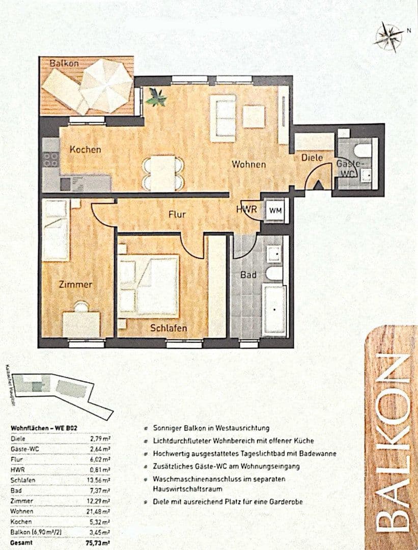 3 bedroom flat for sale, 76 m², Frankfurt / Kalbach-Riedberg, Hesse 3 bedroom flat for sale, 76 m², Frankfurt / Kalbach-Riedberg, Hesse