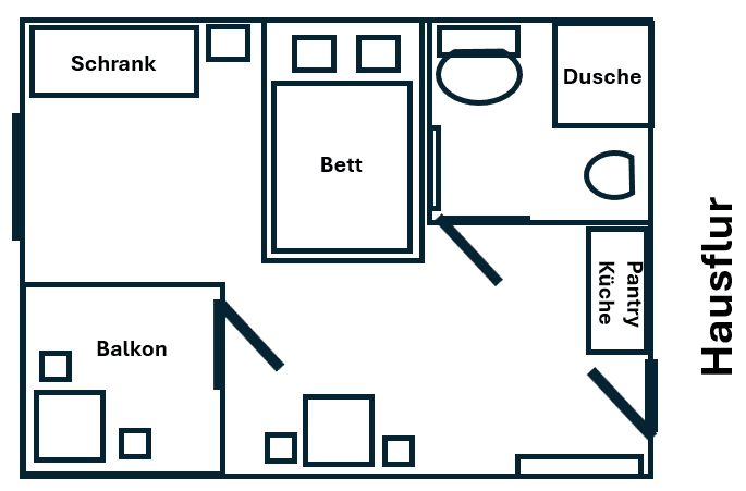1 bedroom flat to rent, 19 m², Hanover, Lower Saxony 1 bedroom flat to rent, 19 m², Hanover, Lower Saxony