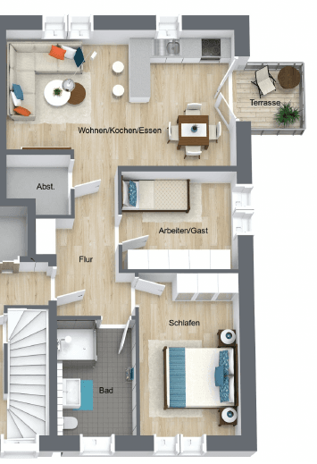 3 bedroom flat to rent, 74 m², Löwenzahnweg, Ovelgönne, Lower Saxony 3 bedroom flat to rent, 74 m², Löwenzahnweg, Ovelgönne, Lower Saxony