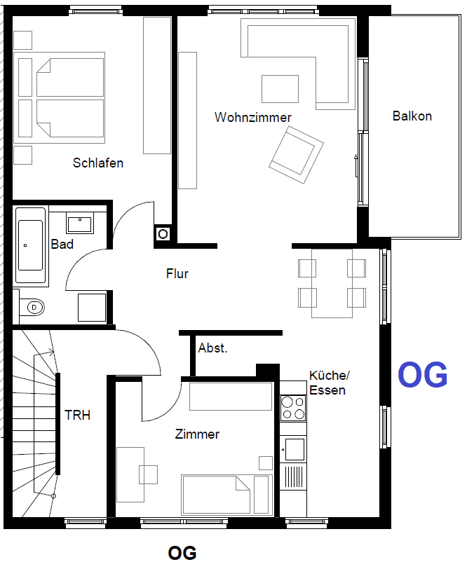 2 bedroom with open-plan kitchen flat to rent, 85 m², Winnenden, Baden-Württemberg 2 bedroom with open-plan kitchen flat to rent, 85 m², Winnenden, Baden-Württemberg