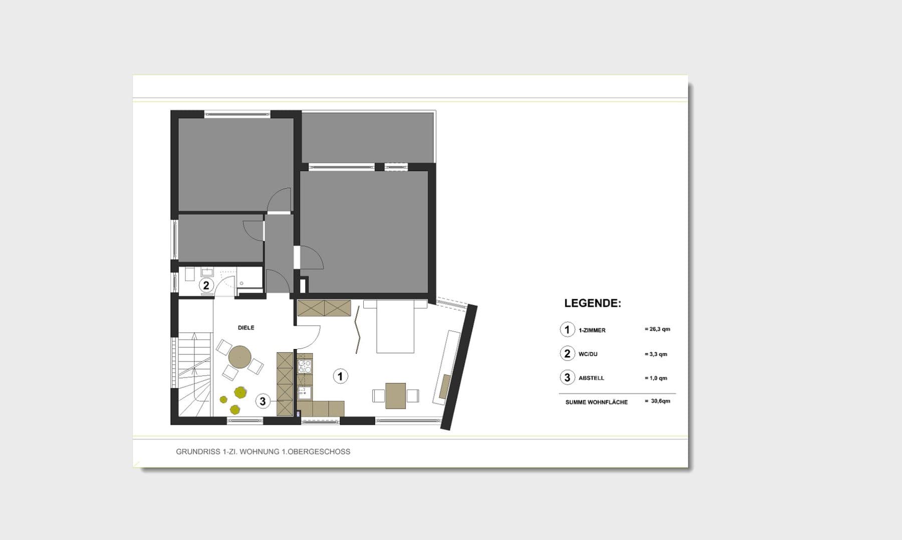 1 bedroom flat to rent, 31 m², Kastel, Hesse 1 bedroom flat to rent, 31 m², Kastel, Hesse