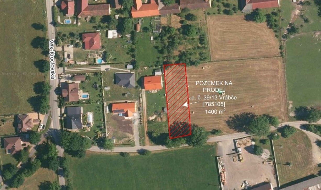 plot for sale, 1,400 m², Vrábče, Jihočeský Region plot for sale, 1,400 m², Vrábče, Jihočeský Region