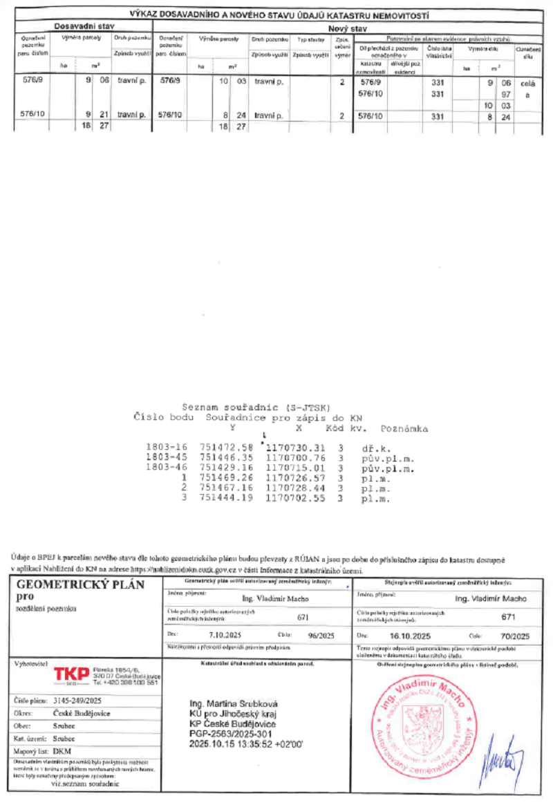 plot for sale, 906 m², Srubec, Jihočeský Region plot for sale, 906 m², Srubec, Jihočeský Region