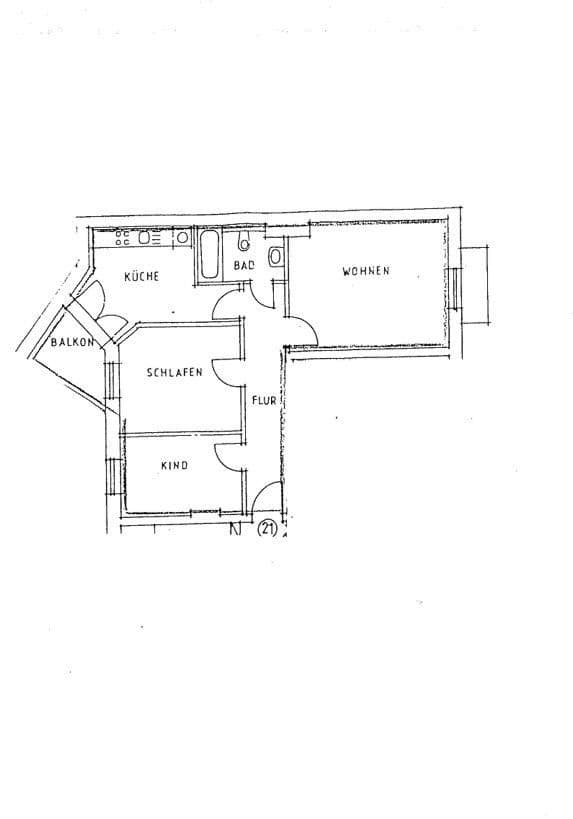 3 bedroom flat to rent, 69 m², Wolfenbüttler Str. 32, Magdeburg, Saxony-Anhalt 3 bedroom flat to rent, 69 m², Wolfenbüttler Str. 32, Magdeburg, Saxony-Anhalt