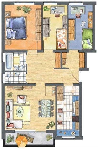 4 bedroom flat for sale, 87 m², Tristanstraße 5, Germering, Bavaria 4 bedroom flat for sale, 87 m², Tristanstraße 5, Germering, Bavaria