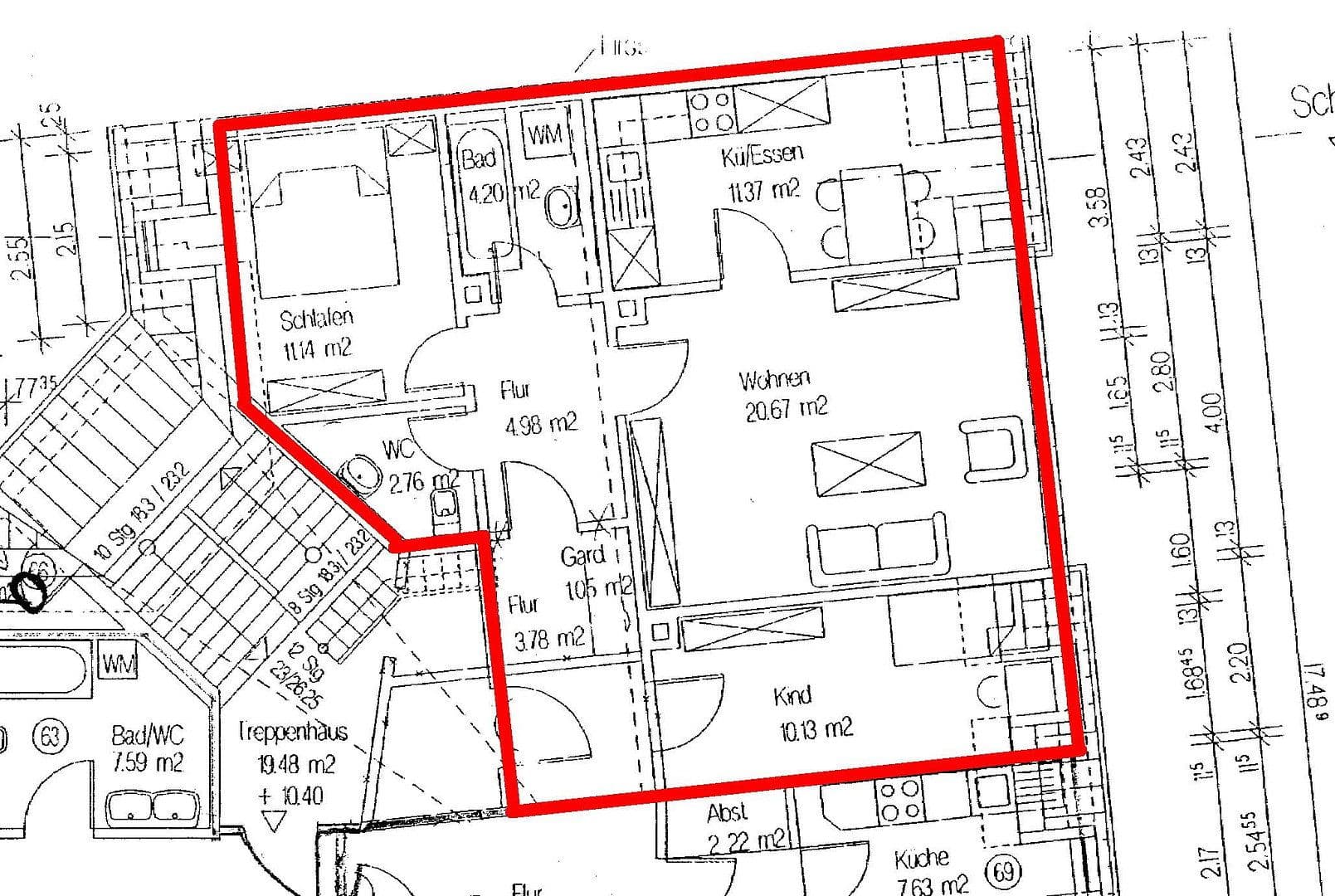 3 bedroom flat to rent, 67 m², Conrad Clauß Straße 20, Hohenstein-Ernstthal, Saxony 3 bedroom flat to rent, 67 m², Conrad Clauß Straße 20, Hohenstein-Ernstthal, Saxony