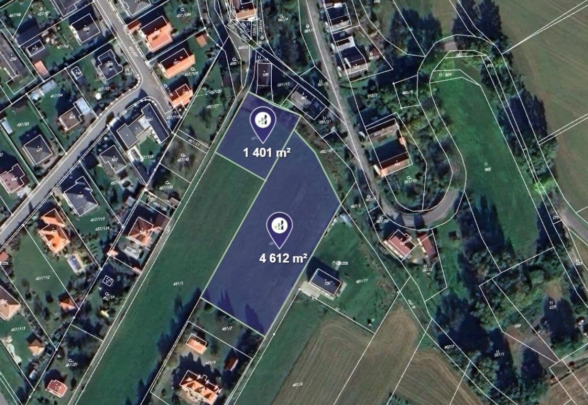 plot for sale, 6,013 m², Želiv, Vysočina Region plot for sale, 6,013 m², Želiv, Vysočina Region