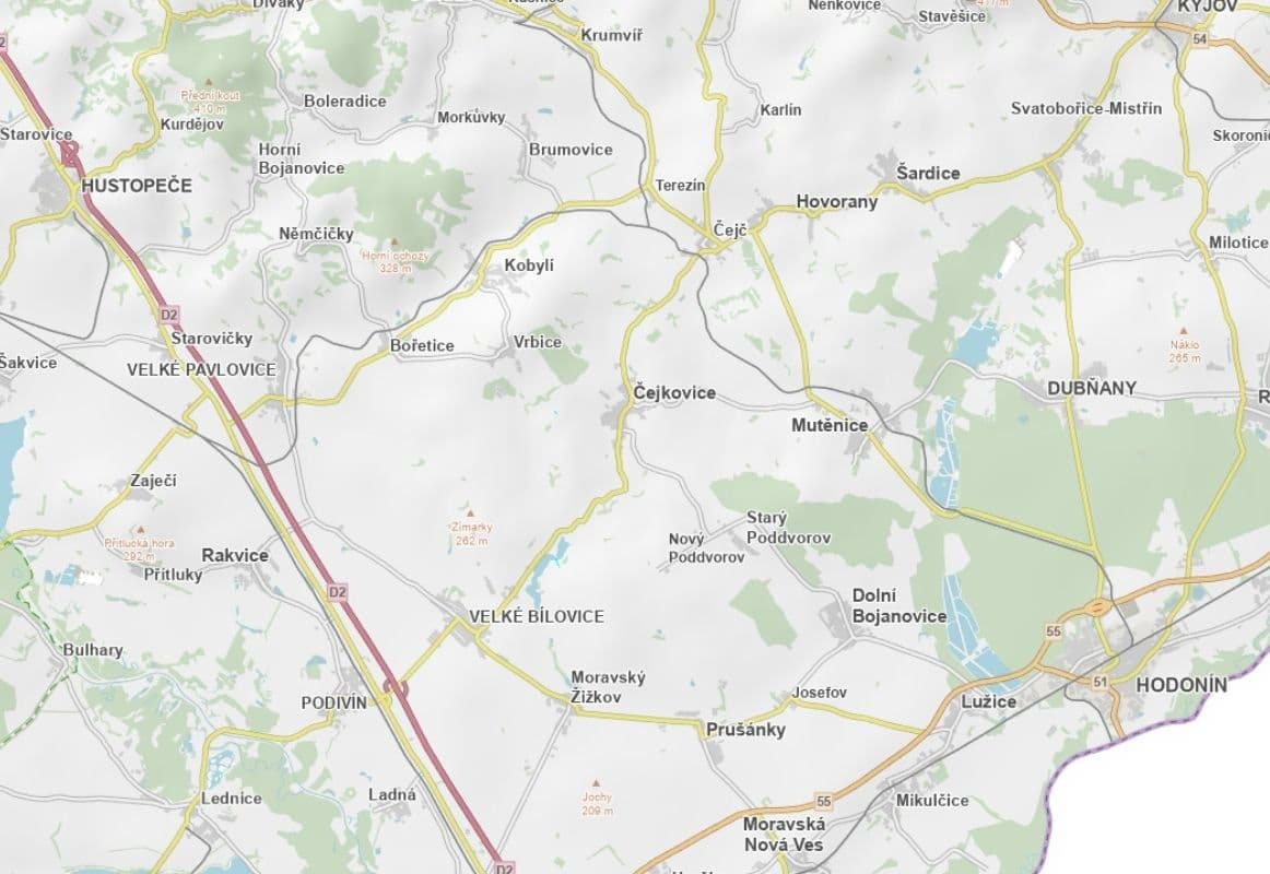 plot for sale, 6,478 m², Čejkovice, Jihomoravský Region plot for sale, 6,478 m², Čejkovice, Jihomoravský Region