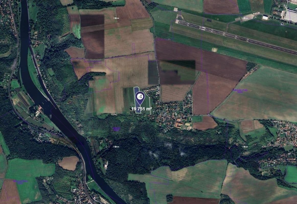 plot for sale, 8,230 m², Máslovice, Středočeský Region plot for sale, 8,230 m², Máslovice, Středočeský Region