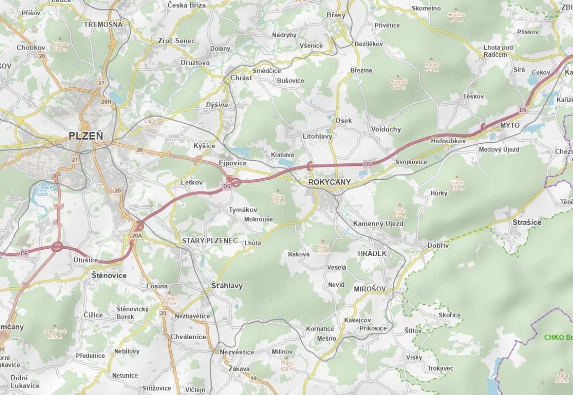 plot for sale, 11,010 m², Kamenný Újezd, Plzeňský Region plot for sale, 11,010 m², Kamenný Újezd, Plzeňský Region