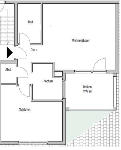 2 bedroom flat to rent, 70 m², Kradepohlsmühlenweg 1A, Bergisch Gladbach, North Rhine-Westphalia 2 bedroom flat to rent, 70 m², Kradepohlsmühlenweg 1A, Bergisch Gladbach, North Rhine-Westphalia