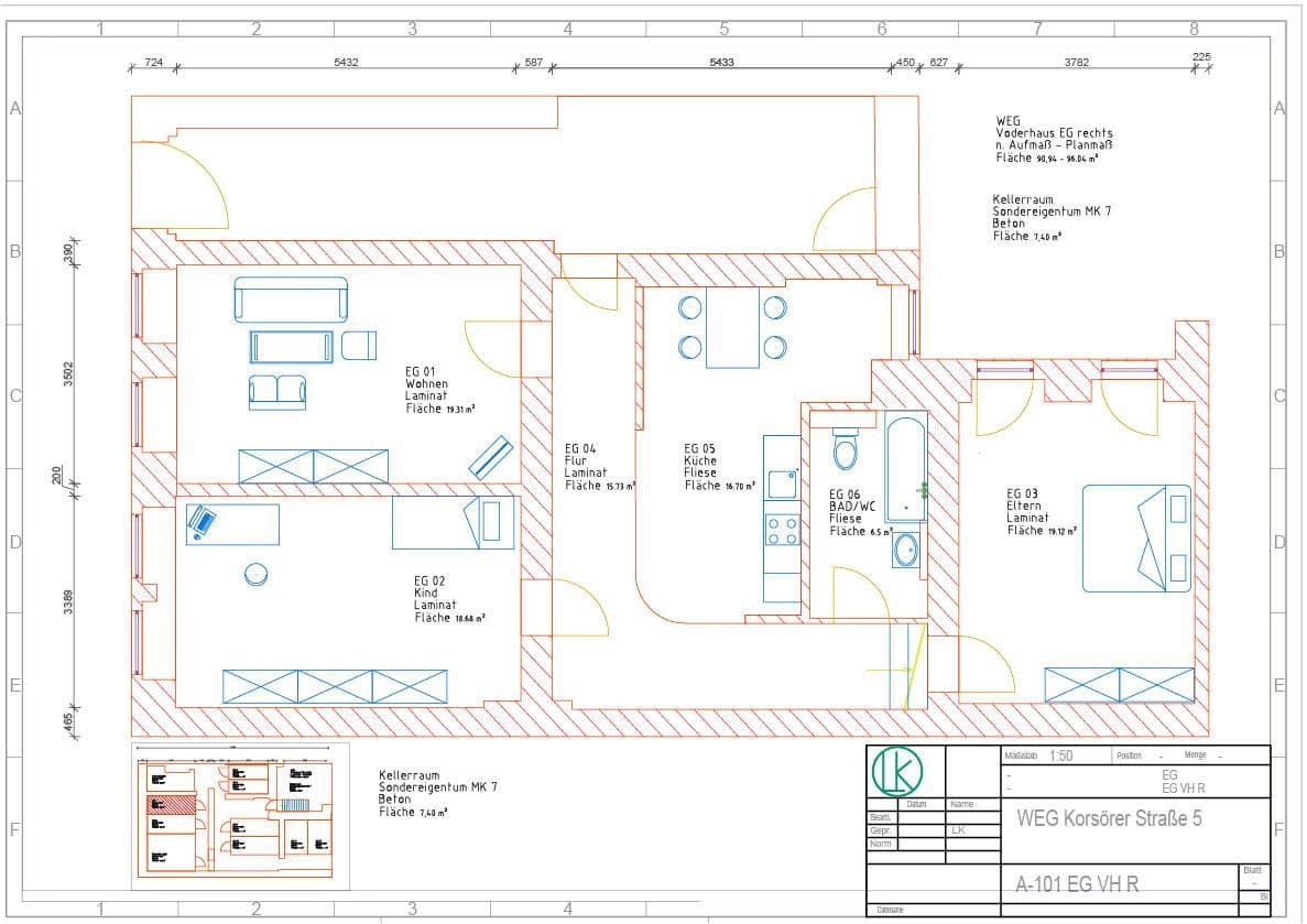 3 bedroom flat for sale, 91 m², Berlin, Berlin 3 bedroom flat for sale, 91 m², Berlin, Berlin