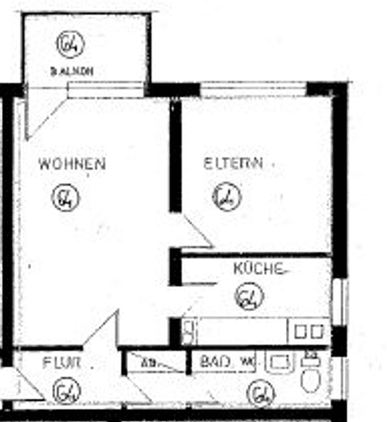2 bedroom flat to rent, 55 m², Rostädter Straße 10, Dreieich, Hesse 2 bedroom flat to rent, 55 m², Rostädter Straße 10, Dreieich, Hesse