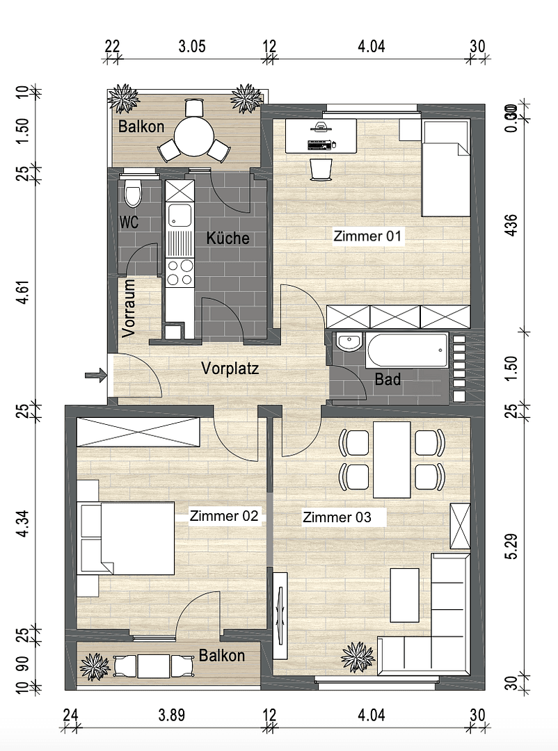 3 bedroom flat to rent, 78 m², Hohenheimer Straße 72, Stuttgart, Baden-Württemberg 3 bedroom flat to rent, 78 m², Hohenheimer Straße 72, Stuttgart, Baden-Württemberg