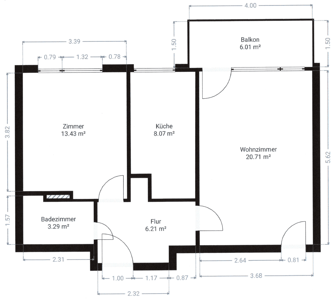 2 bedroom flat to rent, 55 m², Fürstenwalder Straße 2, Hanover, Lower Saxony 2 bedroom flat to rent, 55 m², Fürstenwalder Straße 2, Hanover, Lower Saxony