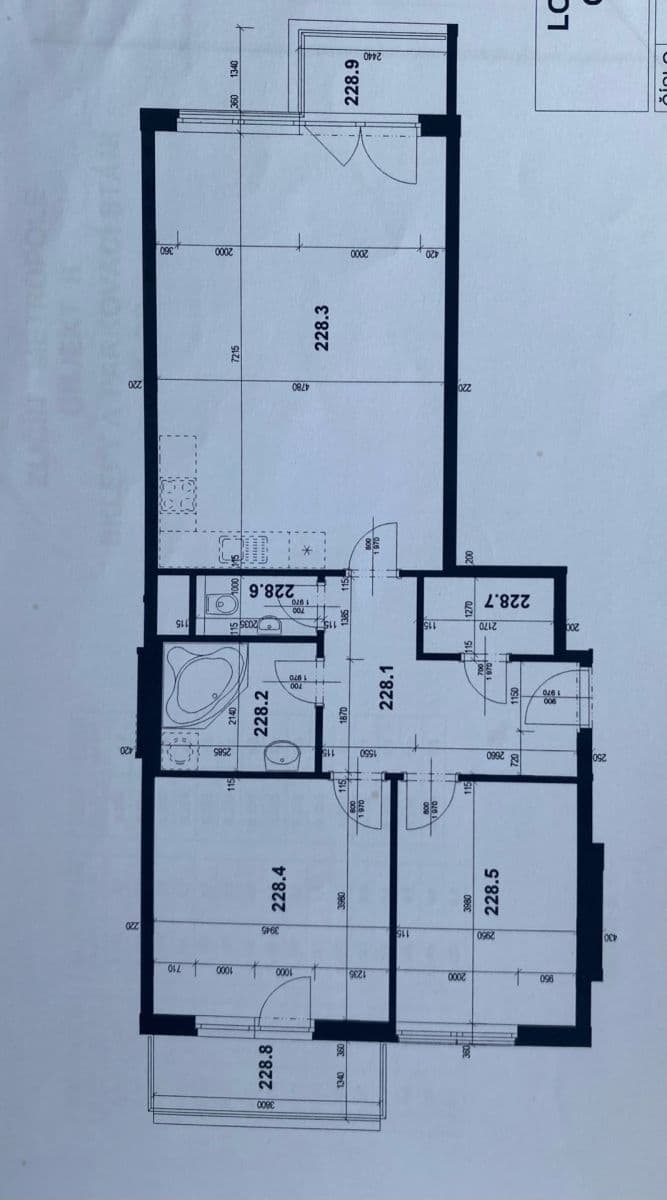 2 bedroom with open-plan kitchen flat for sale, 87 m², Sazovická, Prague, Prague 2 bedroom with open-plan kitchen flat for sale, 87 m², Sazovická, Prague, Prague