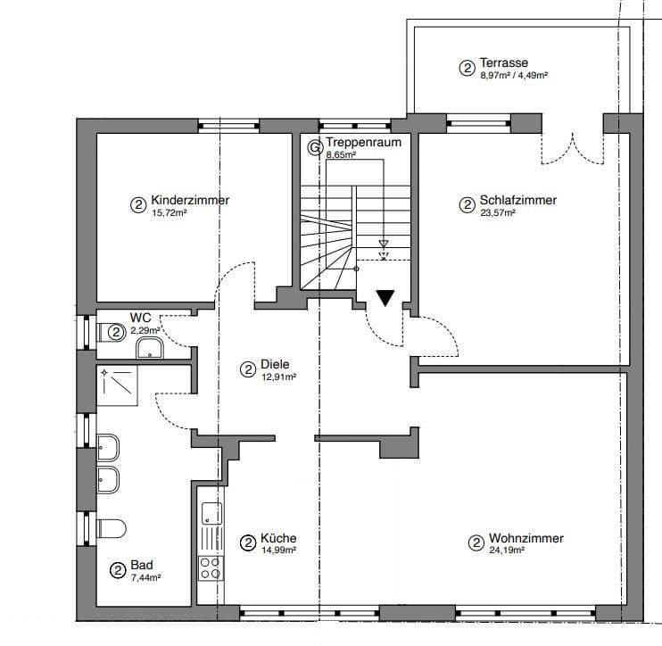 2 bedroom with open-plan kitchen flat to rent, 106 m², Mulheim an der Ruhr, North Rhine-Westphalia 2 bedroom with open-plan kitchen flat to rent, 106 m², Mulheim an der Ruhr, North Rhine-Westphalia
