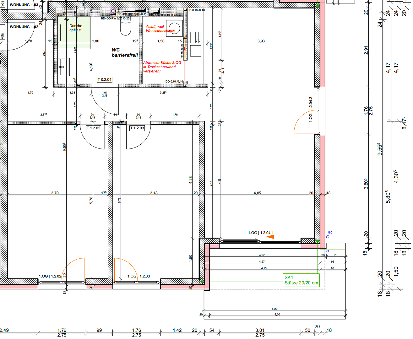 3 bedroom flat to rent, 108 m², Scheckertstrasse 2, Zell am Main, Bavaria 3 bedroom flat to rent, 108 m², Scheckertstrasse 2, Zell am Main, Bavaria