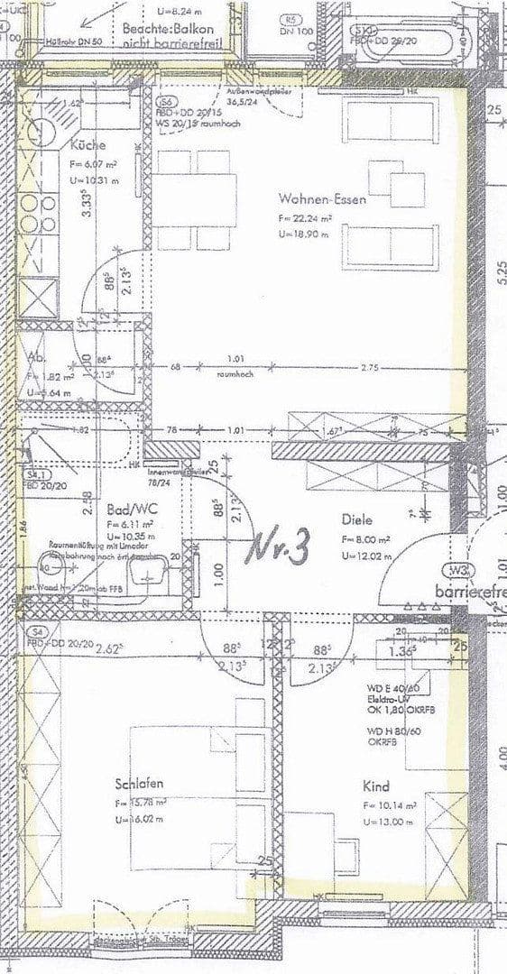 3 bedroom flat to rent, 71 m², Seestraße 12b, Bad Kissingen, Bavaria 3 bedroom flat to rent, 71 m², Seestraße 12b, Bad Kissingen, Bavaria