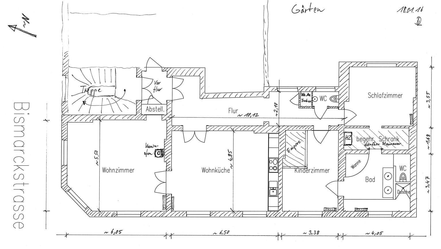 3 bedroom with open-plan kitchen flat to rent, 140 m², Bismarckstr. 94, Aachen, North Rhine-Westphalia 3 bedroom with open-plan kitchen flat to rent, 140 m², Bismarckstr. 94, Aachen, North Rhine-Westphalia