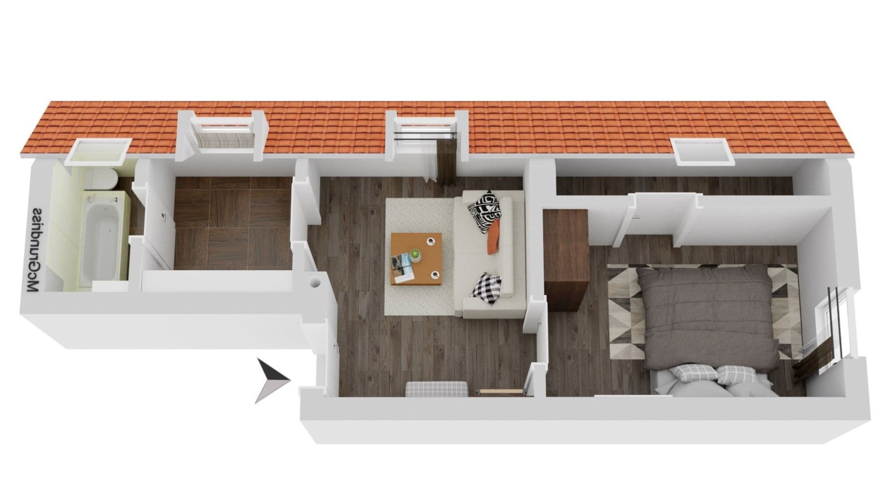 1 bedroom with open-plan kitchen flat to rent, 59 m², Wiesloch, Baden-Württemberg 1 bedroom with open-plan kitchen flat to rent, 59 m², Wiesloch, Baden-Württemberg