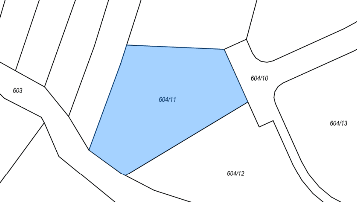 plot for sale, 1,381 m², Šebířov, Jihočeský Region plot for sale, 1,381 m², Šebířov, Jihočeský Region
