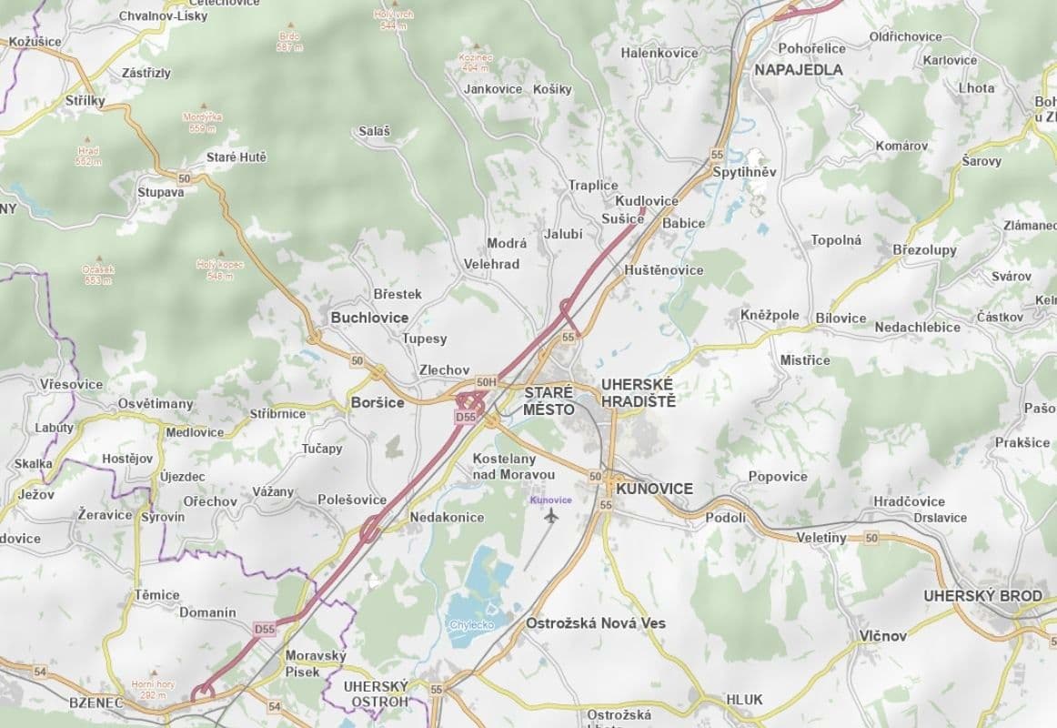 plot for sale, 476 m², Tupesy, Zlínský Region plot for sale, 476 m², Tupesy, Zlínský Region