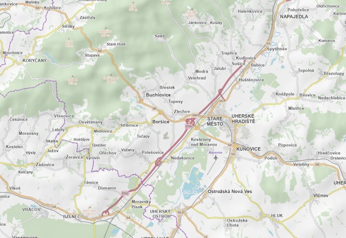 plot for sale, 1,758 m², Buchlovice, Zlínský Region plot for sale, 1,758 m², Buchlovice, Zlínský Region