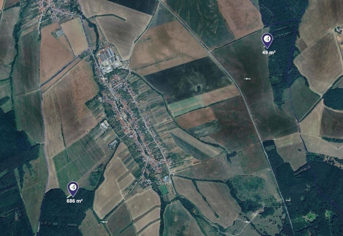 plot for sale, 735 m², Horní Němčí, Zlínský Region plot for sale, 735 m², Horní Němčí, Zlínský Region