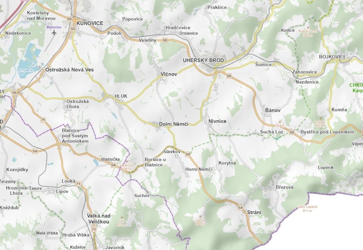 plot for sale, 735 m², Horní Němčí, Zlínský Region plot for sale, 735 m², Horní Němčí, Zlínský Region