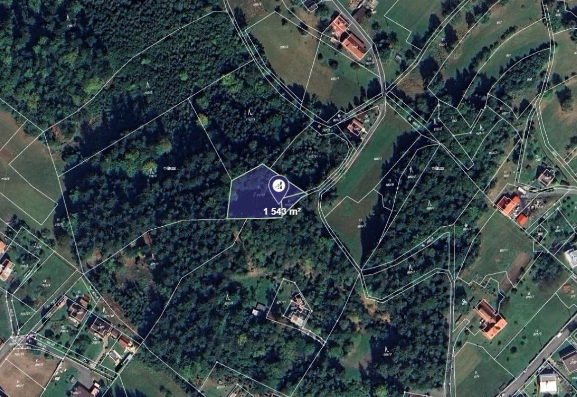 plot for sale, 1,646 m², Horní Bečva, Zlínský Region plot for sale, 1,646 m², Horní Bečva, Zlínský Region
