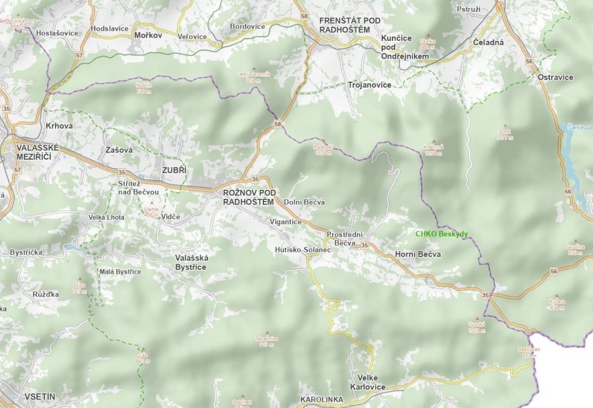 plot for sale, 1,646 m², Horní Bečva, Zlínský Region plot for sale, 1,646 m², Horní Bečva, Zlínský Region