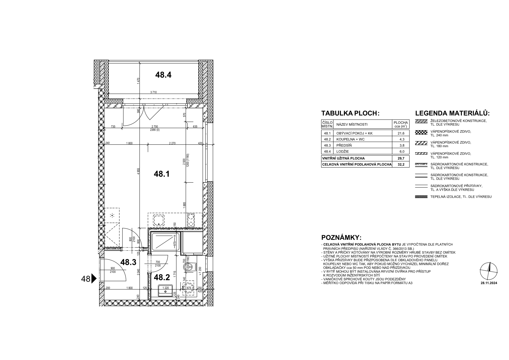 Studio flat to rent, 33 m², Poděbradská, Prague, Prague Studio flat to rent, 33 m², Poděbradská, Prague, Prague