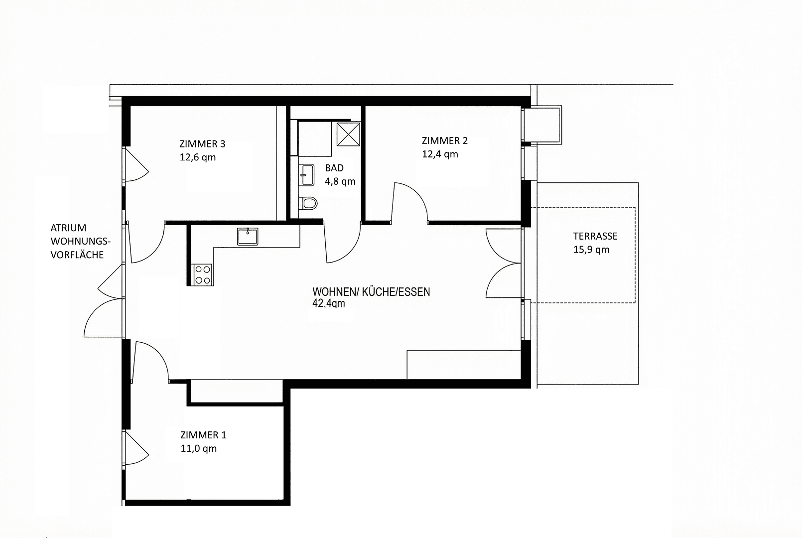 4 bedroom flat for sale, 105 m², Raistinger Str. 2/2, Herrenberg, Baden-Württemberg 4 bedroom flat for sale, 105 m², Raistinger Str. 2/2, Herrenberg, Baden-Württemberg