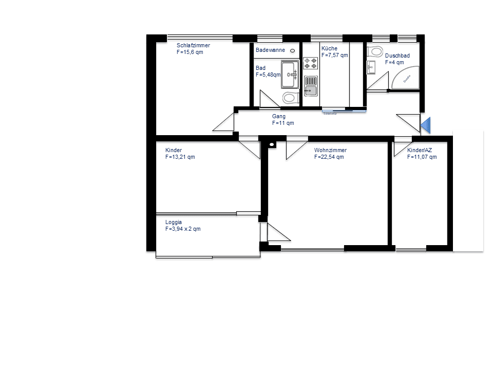 4 bedroom flat for sale, 92 m², Unterhaching, Bavaria 4 bedroom flat for sale, 92 m², Unterhaching, Bavaria
