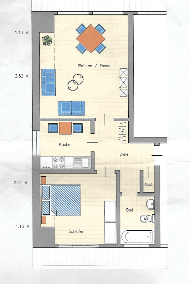 2 bedroom flat to rent, 53 m², Kranichweg 41, Münster, North Rhine-Westphalia 2 bedroom flat to rent, 53 m², Kranichweg 41, Münster, North Rhine-Westphalia