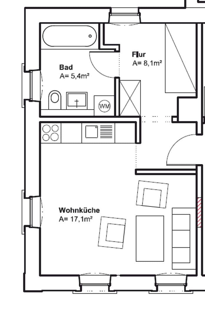 2 bedroom flat to rent, 33 m², Hauptstraße 97, Dürrröhrsdorf-Dittersbach, Saxony 2 bedroom flat to rent, 33 m², Hauptstraße 97, Dürrröhrsdorf-Dittersbach, Saxony