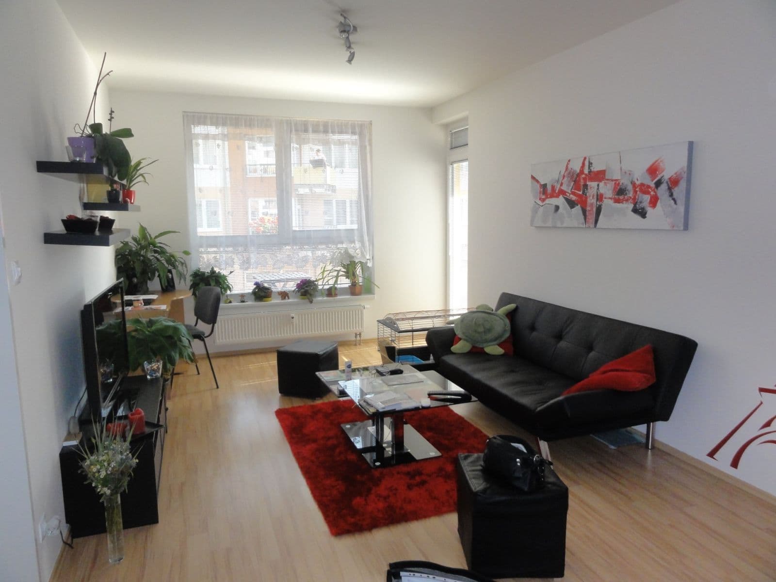 1 bedroom with open-plan kitchen flat to rent, 46 m², Pod Harfou, Prague, Prague 1 bedroom with open-plan kitchen flat to rent, 46 m², Pod Harfou, Prague, Prague