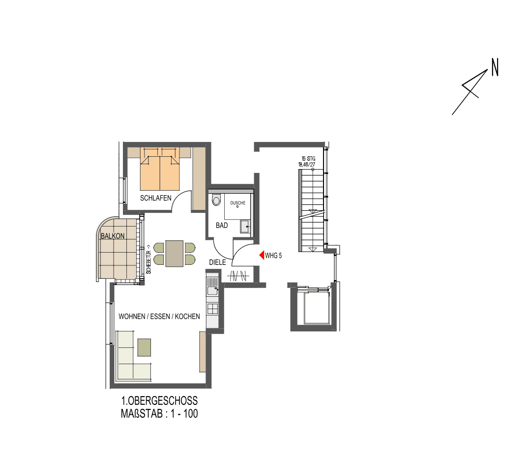 2 bedroom flat to rent, 51 m², Gerlingen, Baden-Württemberg 2 bedroom flat to rent, 51 m², Gerlingen, Baden-Württemberg