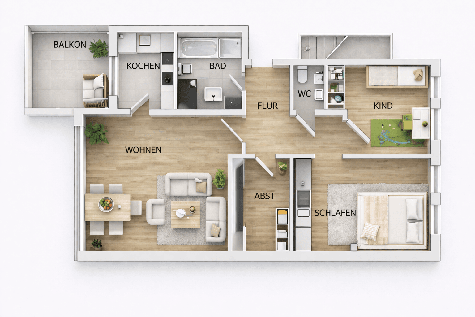 3 bedroom flat to rent, 83 m², Krumme Straße 13, Stadthagen, Lower Saxony 3 bedroom flat to rent, 83 m², Krumme Straße 13, Stadthagen, Lower Saxony