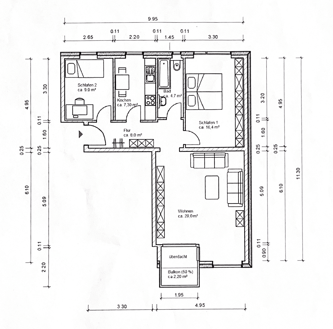 3 bedroom flat for sale, 76 m², Jevenstedter Straße 55, Hamburg, Hamburg 3 bedroom flat for sale, 76 m², Jevenstedter Straße 55, Hamburg, Hamburg