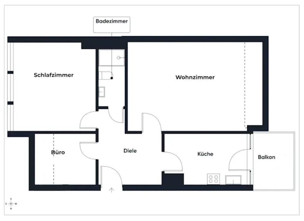3 bedroom flat to rent, 73 m², Springe, Lower Saxony 3 bedroom flat to rent, 73 m², Springe, Lower Saxony
