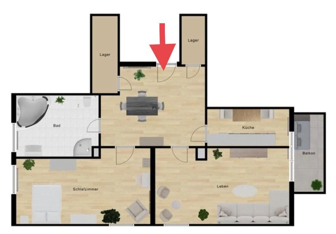 2 bedroom flat to rent, 74 m², Findelstr. 15a, Porta Westfalica, North Rhine-Westphalia 2 bedroom flat to rent, 74 m², Findelstr. 15a, Porta Westfalica, North Rhine-Westphalia