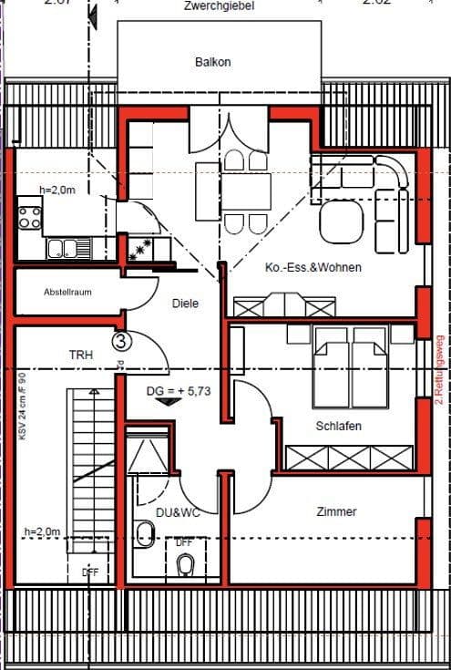 3 bedroom flat to rent, 85 m², Wiesenbach, Baden-Württemberg 3 bedroom flat to rent, 85 m², Wiesenbach, Baden-Württemberg